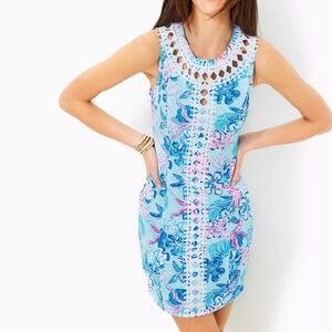 Lilly Pulitzer Mila Shift Multi Bahamas Beachcomber  - size 00